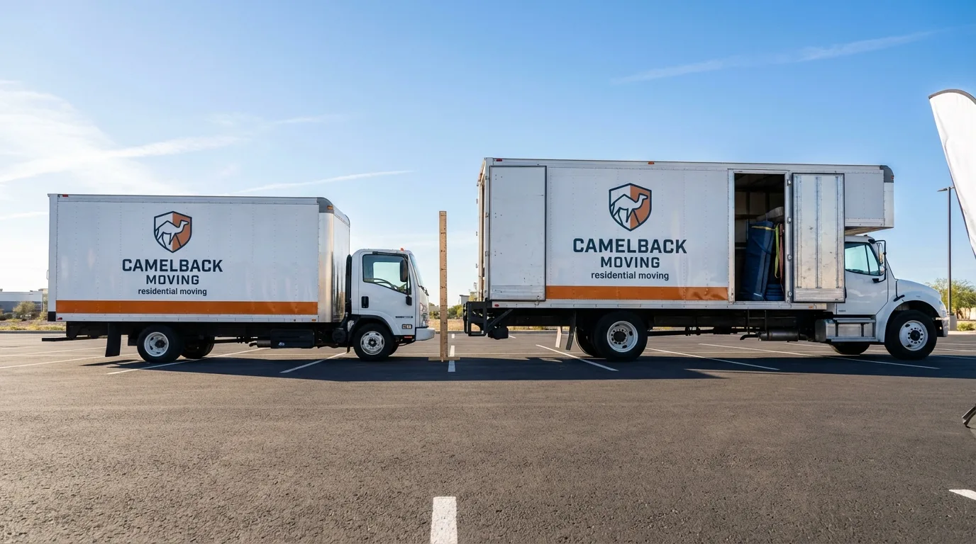 Moving truck size capacity guide in Sweeny